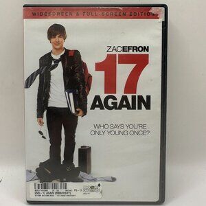 17 Again DVD Widescreen & Full-Screen Edition Starring Zac Efron Rated PG-13